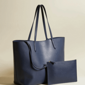 Midnight Luxe Structured Tote Bag