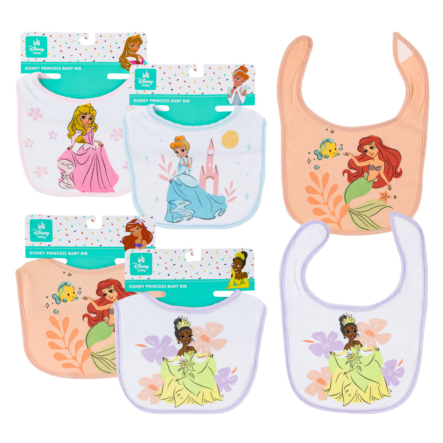Disney Princess Baby Bibs, Assorted 1