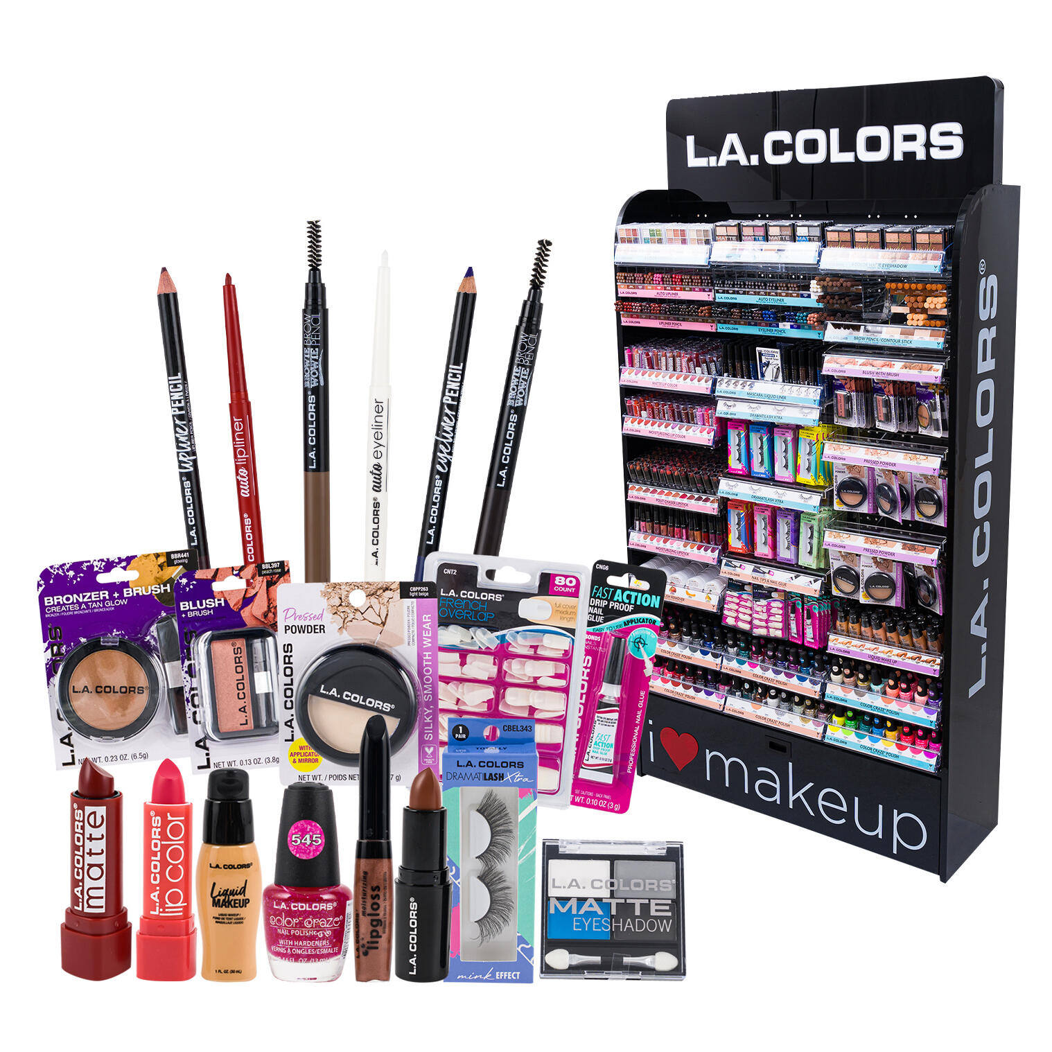L.A. Colors I Love Makeup Assorted Cosmetics, Assorted 1