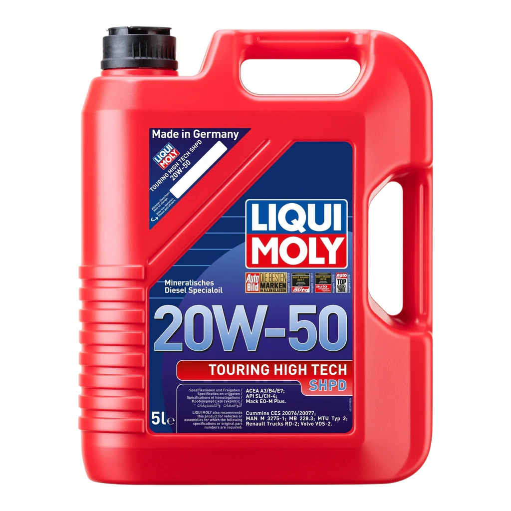 Liqui Moly Touring High Tech- SHPD 20W-50 (5 Liter) 1 Liqui Moly Touring High Tech- SHPD 20W-50 (5 Liter) 1