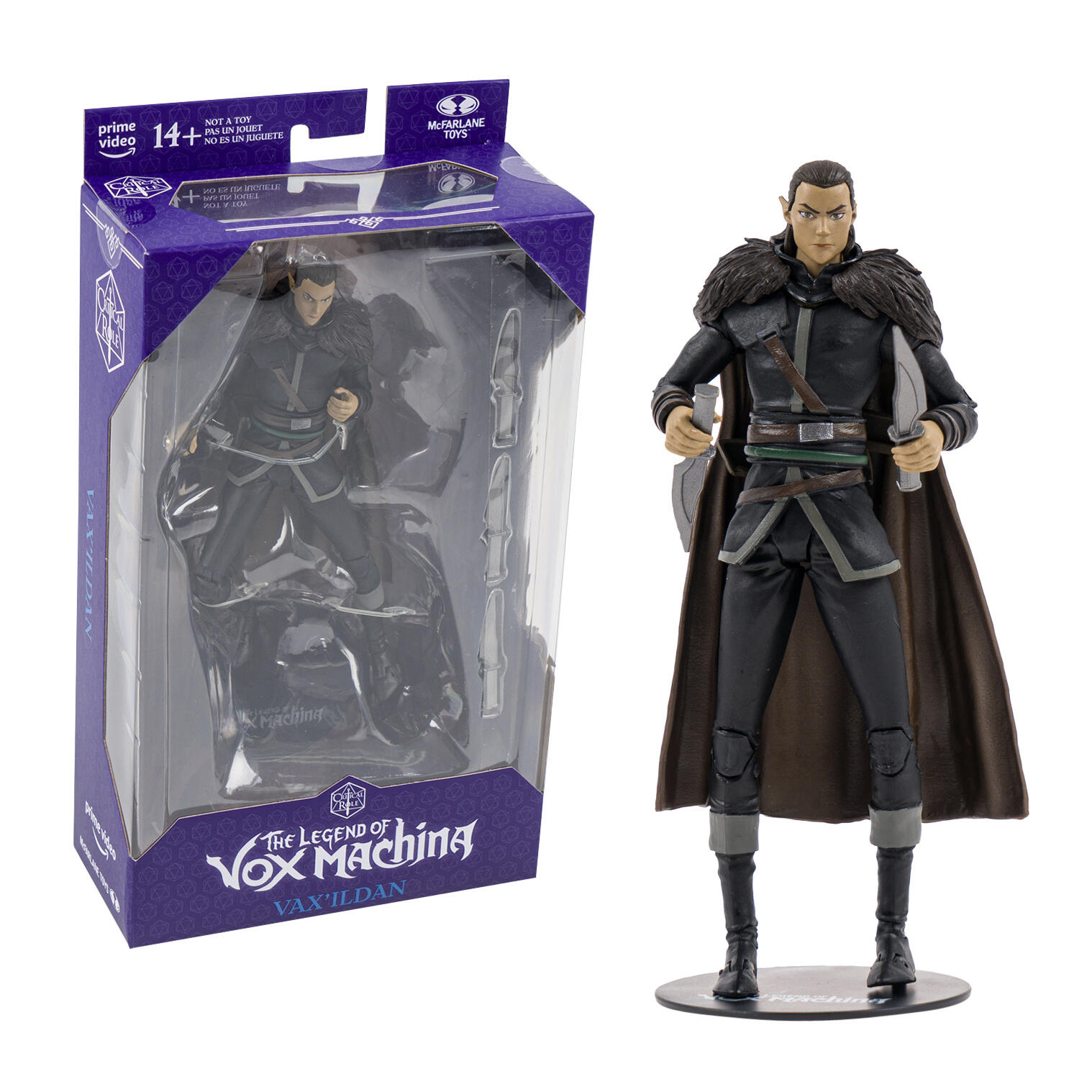 McFarlane Toys The Legend Of Vox Machina Vax'ildan Action Figure