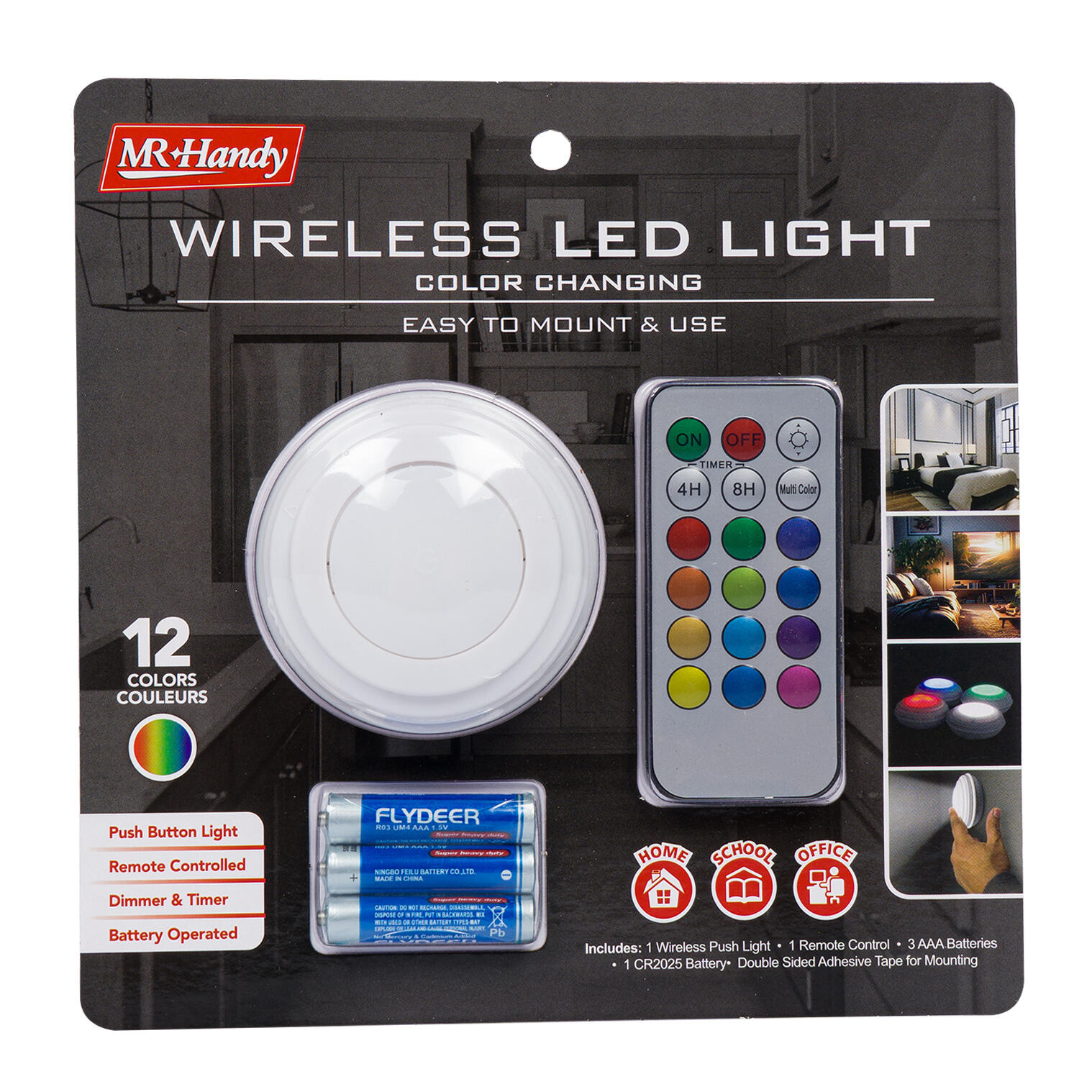 Mr. Handy Wireless LED Light with Remote Control 1 Mr. Handy Wireless LED Light with Remote Control 1