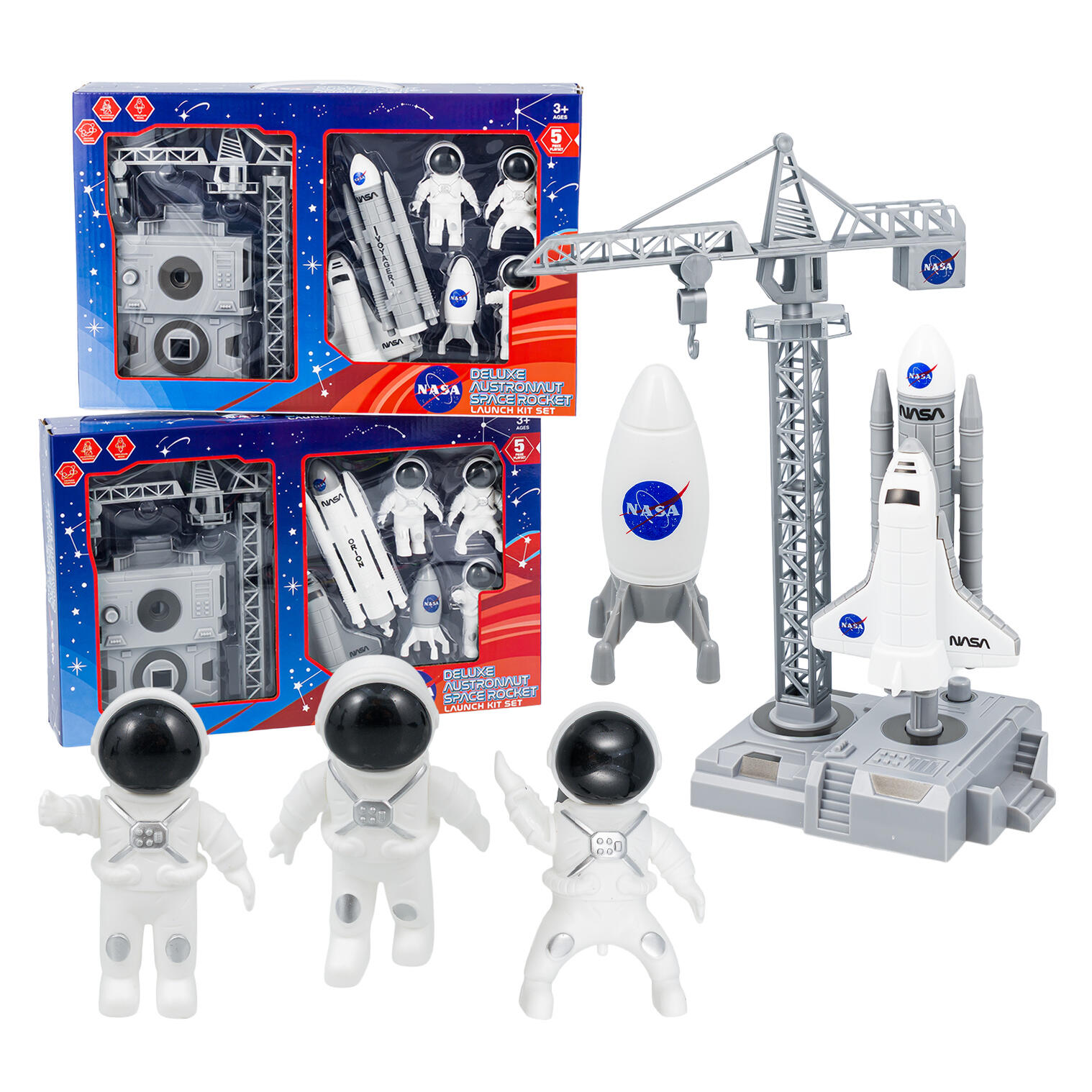 NASA Deluxe Astronaut Space Rocket Launch Kit Set, Assorted 1 NASA Deluxe Astronaut Space Rocket Launch Kit Set, Assorted 1