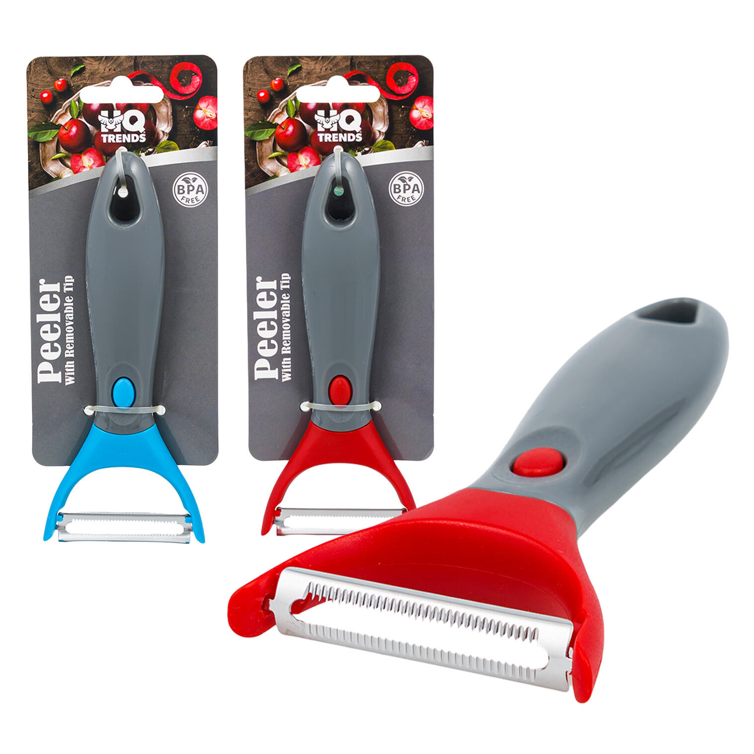 Peeler with Removable Tip, BPA Free, Assorted 1