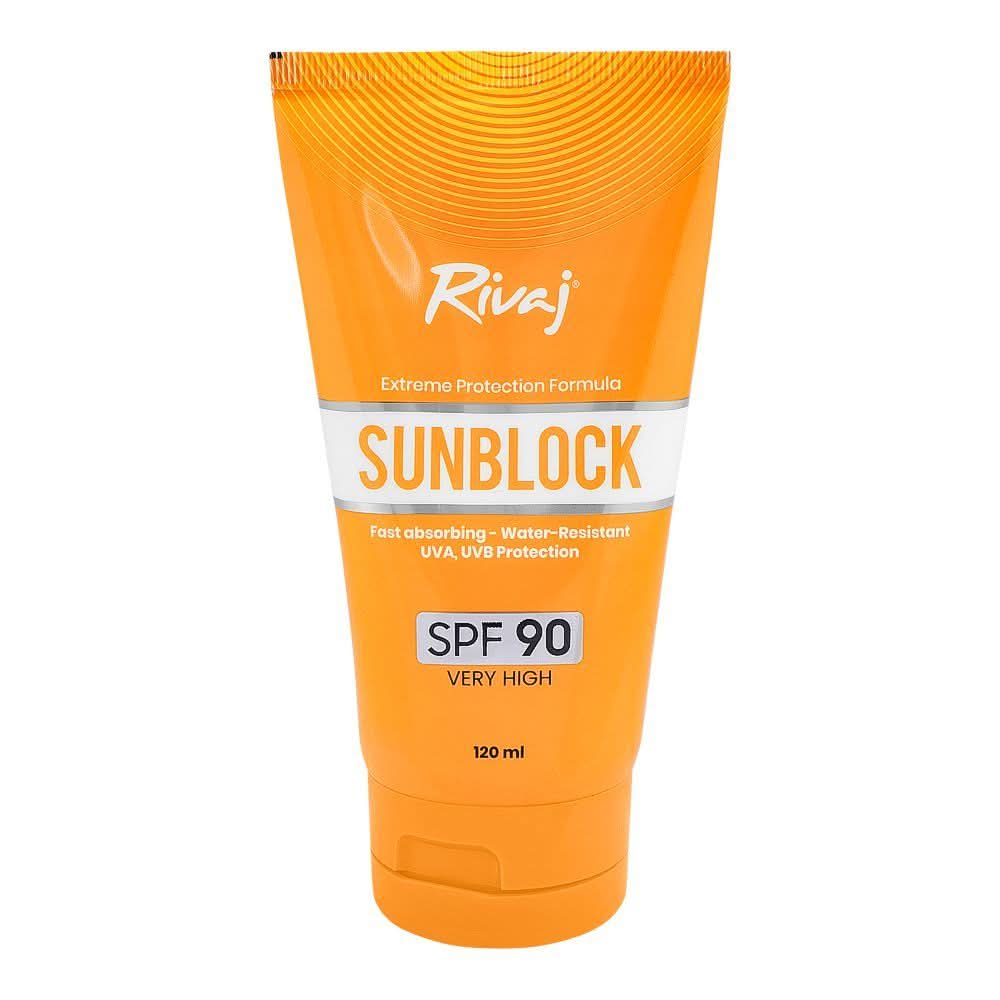 Rivaj Sun Block SPF-90 120ml Rivaj Sun Block SPF-90 120ml