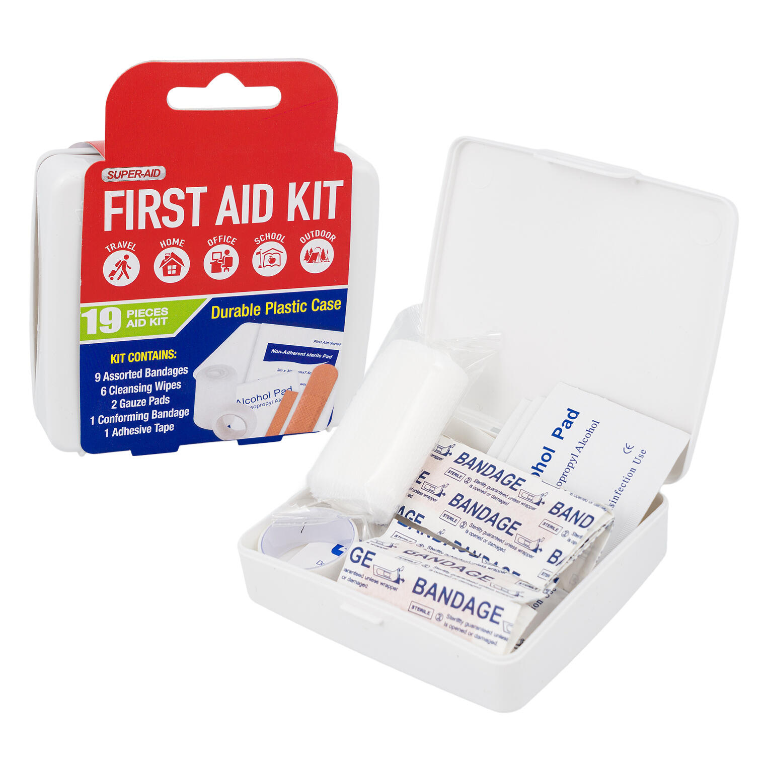 Super-Aid 19pc First Aid Kit 1 Super-Aid 19pc First Aid Kit 1